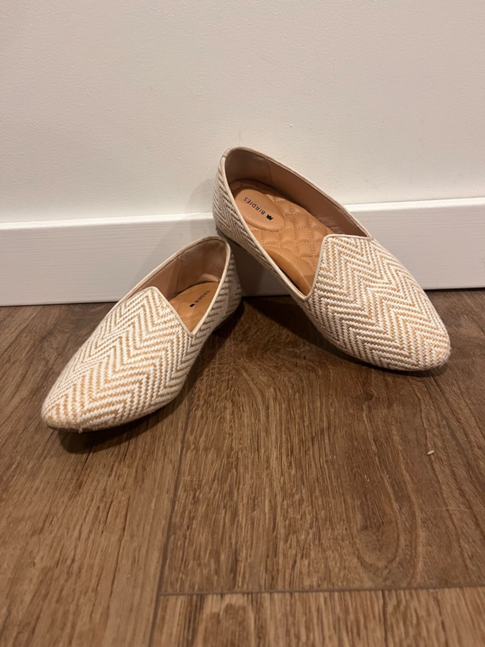 Birdies The Heron in Chai Chevron Size 8 - Picture 3 of 13